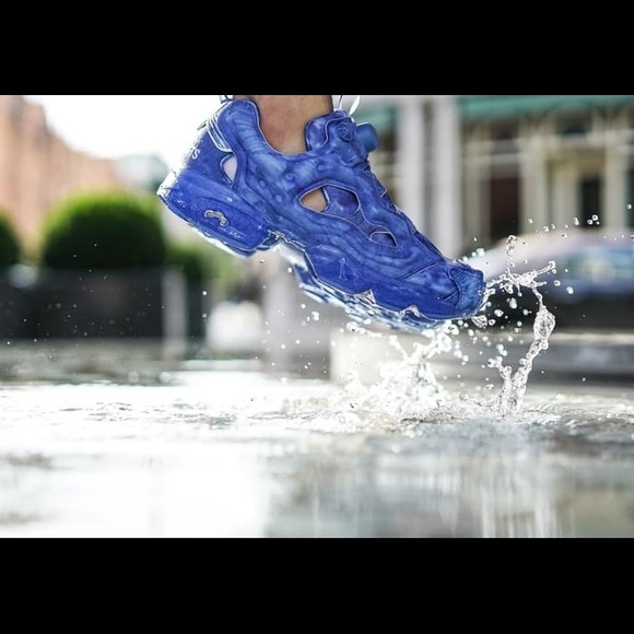 VETEMENTS x Reebok Instapump Fury Sneakers limited edition Blue Graffiti NWT - Picture 5 of 15